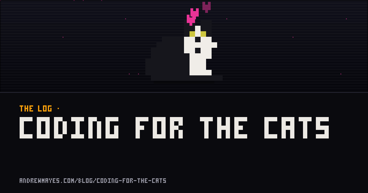 Coding for the cats — The Log